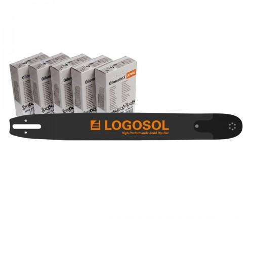 Skjærepakke Premium for Stihl & Logosol ES5/ES8 (50 cm)